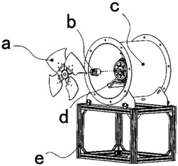 一种轴流风机故障模拟试验台