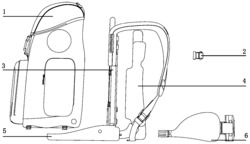 一种具备调节功能的成长型学生书包
