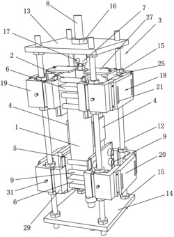 一种混凝土强度测试用轴向拉力持载装置及其安装方法
