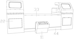 一种浮法玻璃纵向隔层分片防滑敲击设备
