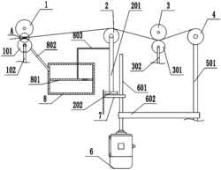 纺织线牵引装置