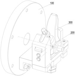 凿岩机钎卡车削用工装