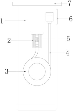 一种充电枪搁置稳定的电动汽车地热能充电桩