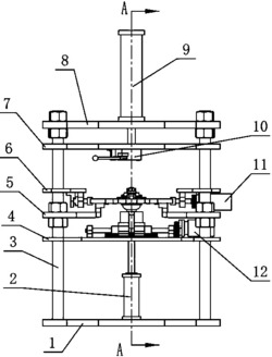 一种叉车差速器的轴承端部安装装置及使用方法