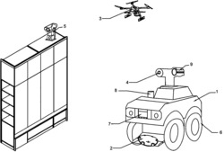 具有人脸识别功能的智能家居安防机器人
