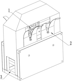 一种两侧同步抓取的半自动礼品盒穿绳装置及其穿绳方法