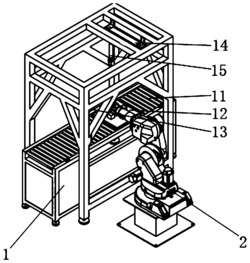 一种基于视觉机器人的工件检测分拣的装置及方法