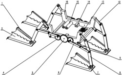 一种仿鸭蹼爬游式推进机器人