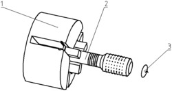 两维超声振动辅助滚蚀微细电解加工装置
