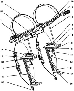 一种多功能助力式外骨骼魔术椅