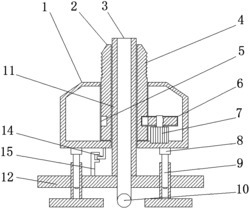 一种内螺纹制品用新型下吹式旋脱装置