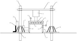 一种土石混合体现场可拆卸直剪试验装置