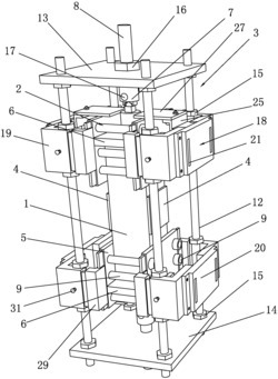 一种混凝土强度测试用轴向拉力持载装置