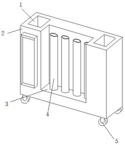 一种带有清水功能的雨伞收纳装置