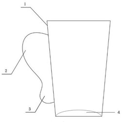 一种自滤水功能结构牙刷杯