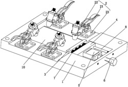 一种复合材料板预压缩夹持装置