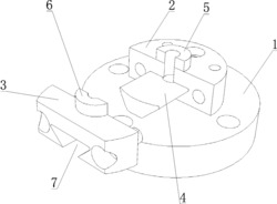 一种用于夹持叶片的燕尾型导轨结构