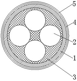 一种耐候性强的束状光缆