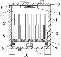 一种用于浸胶手套的烘干装置