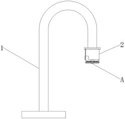 一种饮用水用水管滤网更换结构