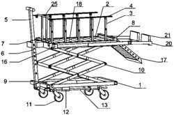 自动装卸物品多功能折叠助力小车