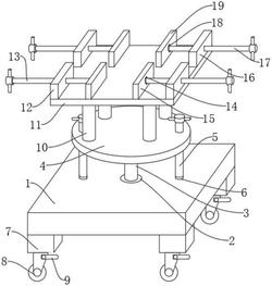 一种方便移动的方位可调式钢材焊接平台