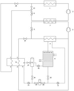 溶液结冰的无霜空气源复叠式热泵