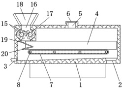 一种芦笋切割烘干一体机