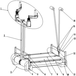 老年太极推揉散步按摩机