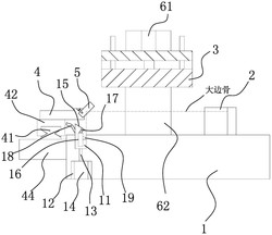 木扇大边骨棱角加工模具