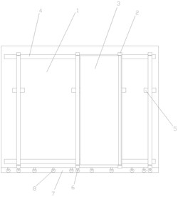 一种可实现空间组合变化的活动隔断装置