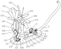 一种被动驱动式轴流吸水系统