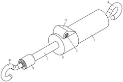 一种高强度重载可伸缩拉杆总成