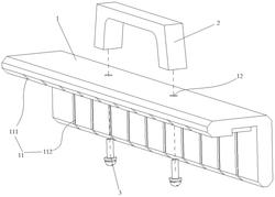 一种多块单板子卡端口对照安装结构