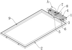 一种印花机上机免对位机构