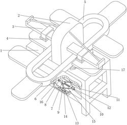 一种T恤压花机辅助定位装置