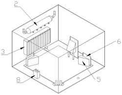 模拟太空骤变温场环境的形变测量装置