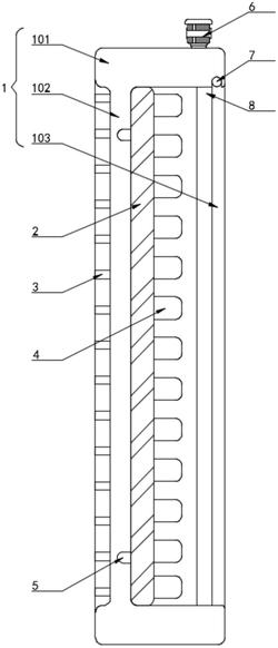一种适于运动图像合成的带倾角LED灯头结构