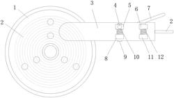一种方便剪切的盘式铝极耳