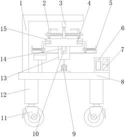 一种夹持压力可调的极耳检测机