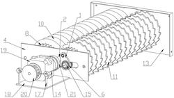 一种可调节间距的双轴切割刀组