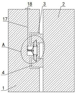 一种木结构建筑板的快速连接装置