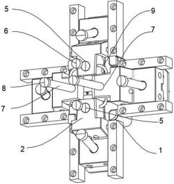 一种凹面扭转器生产模具