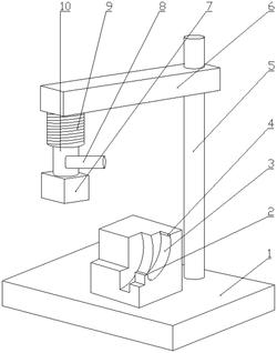 一种钢卡安装工装