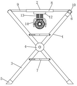 一种方便阴雨天气室内晾晒的衣架