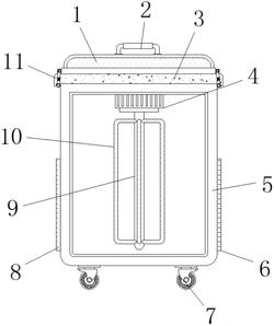 一种玻璃胶多色调色装置