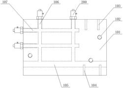 一种引流板连接组件