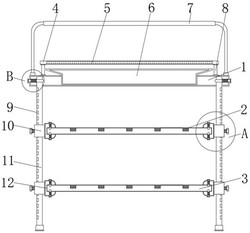 一种学生宿舍用洗漱架