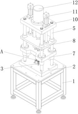 一种高效压定子铆扣条设备