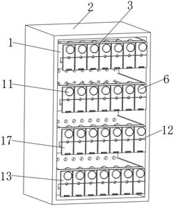 一种电子工程用机房布线结构
